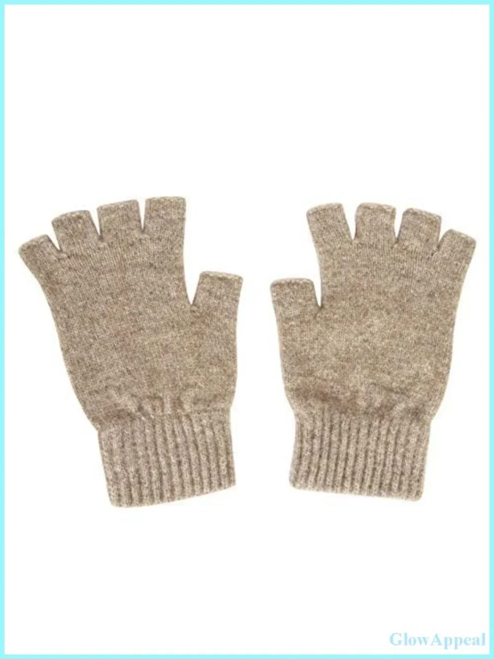 Genuine Merino Wool Possumdown Fingerless Gloves Unisex Half-Finger Warm